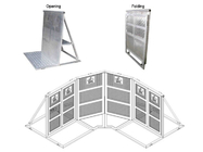 Zewnętrzna składana składana aluminiowa bariera tłumiąca / system barykady