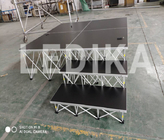 Składana aluminiowa platforma sceniczna Składana Wygodna wysokość 200 mm - 800 mm