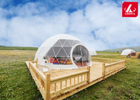 Wodoodporny 6M Glamping Geodesic Dome Tent Hotel For Resort