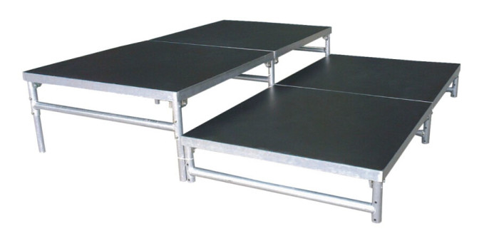 Składana aluminiowa platforma montażowa / zewnętrzna mobilna grubość sklejki 18 mm