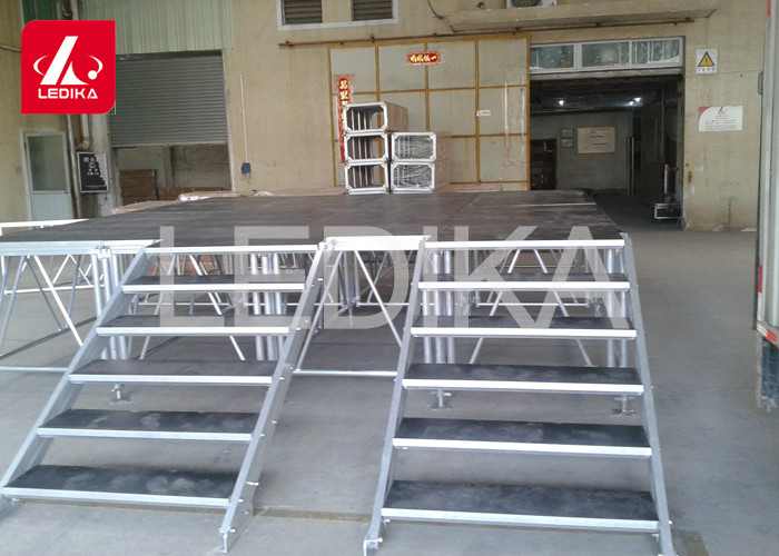 Regulowane stopnie schodowe ze stopu aluminium i podnoszone i składane platformy sceniczne