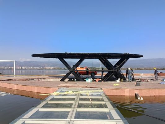 Zastosowalna platforma hydrauliczna do podnoszenia obracająca się dla zastosowań przemysłowych